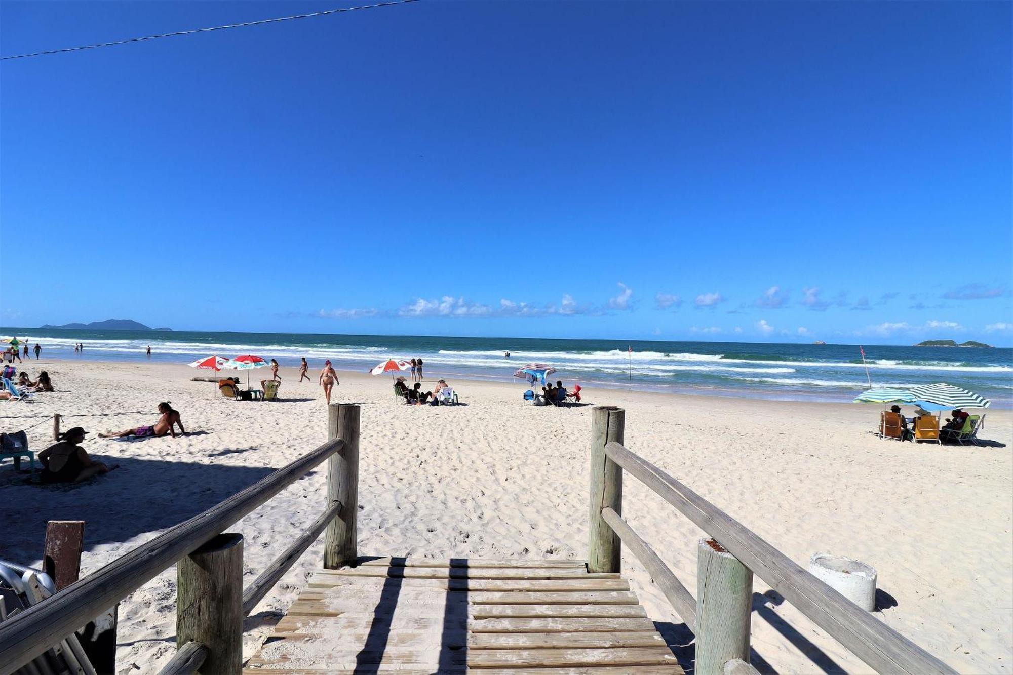 Maravilhoso Apto Wi-Fi E Vista Para O Mar - Hb06F Florianópolis Esterno foto